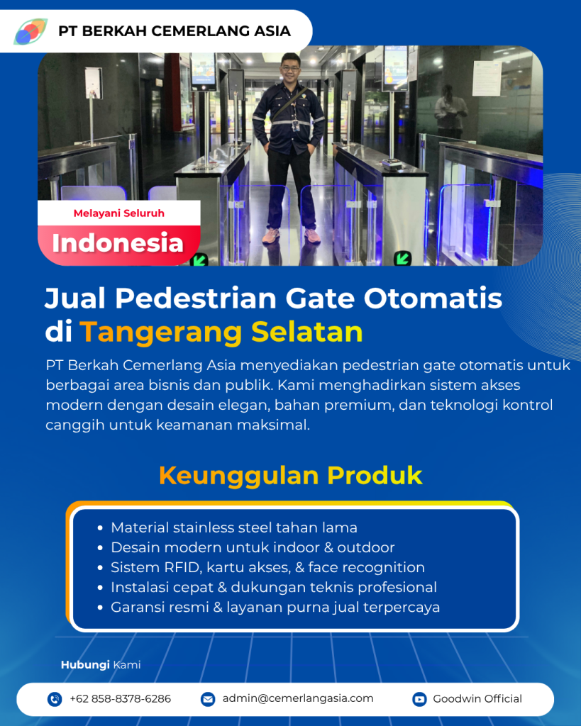 Pedestrian Swing Gate Tanggerang Selatan