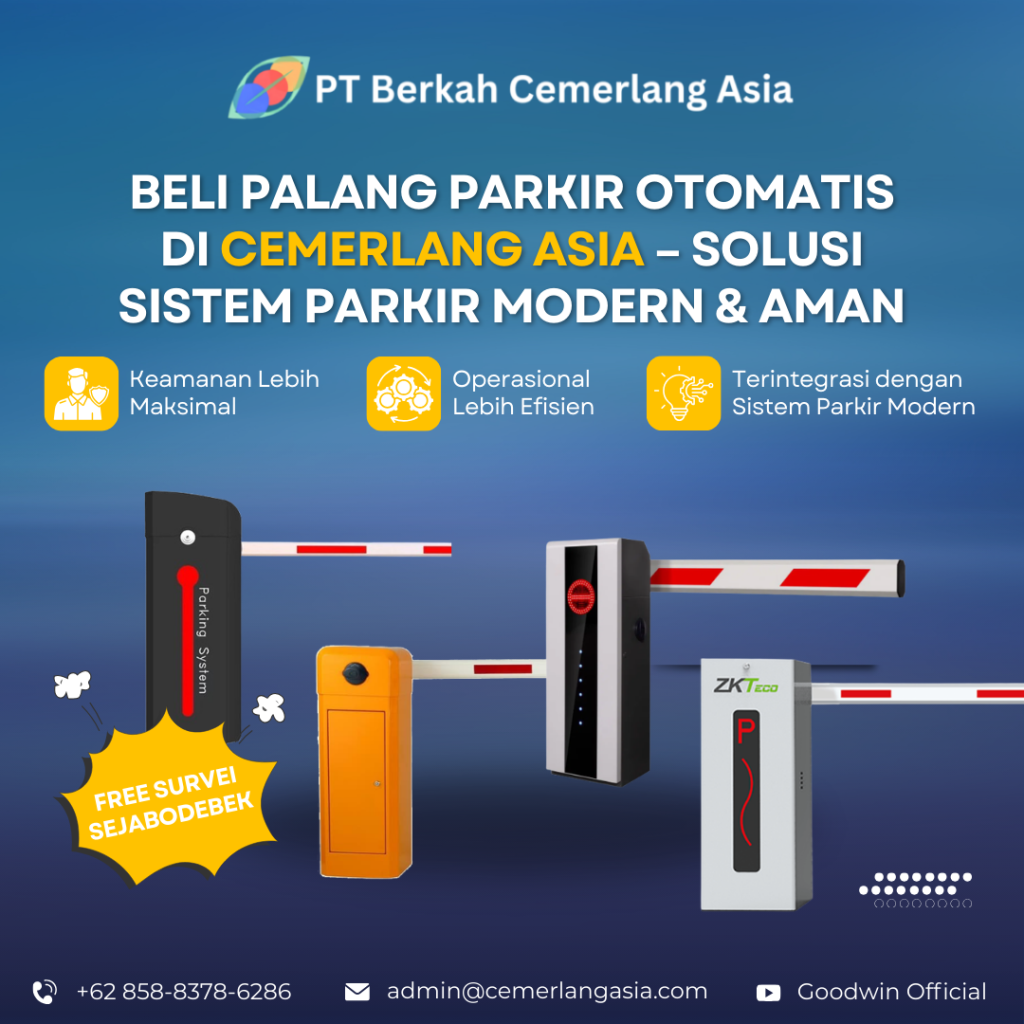 Beli Palang Parkir Otomatis Cemerlang Asia