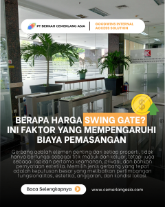 Berapa Harga Swing Gate Ini Faktor yang Mempengaruhi Biaya Pemasangan
