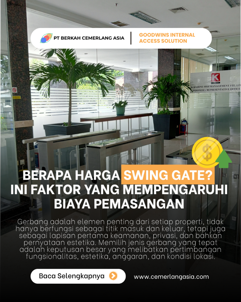 Berapa Harga Swing Gate Ini Faktor yang Mempengaruhi Biaya Pemasangan
