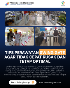 Tips Perawatan Swing Gate agar Tidak Cepat Rusak dan Tetap Optimal