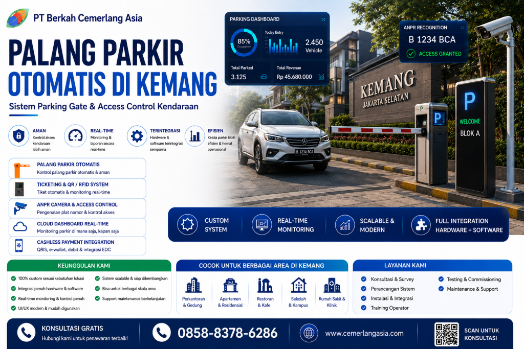Palang Parkir Otomatis di Kemang