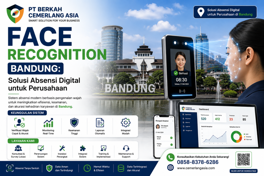 Sistem Face Recognition Bandung untuk absensi digital perusahaan PT Berkah Cemerlang Asia
