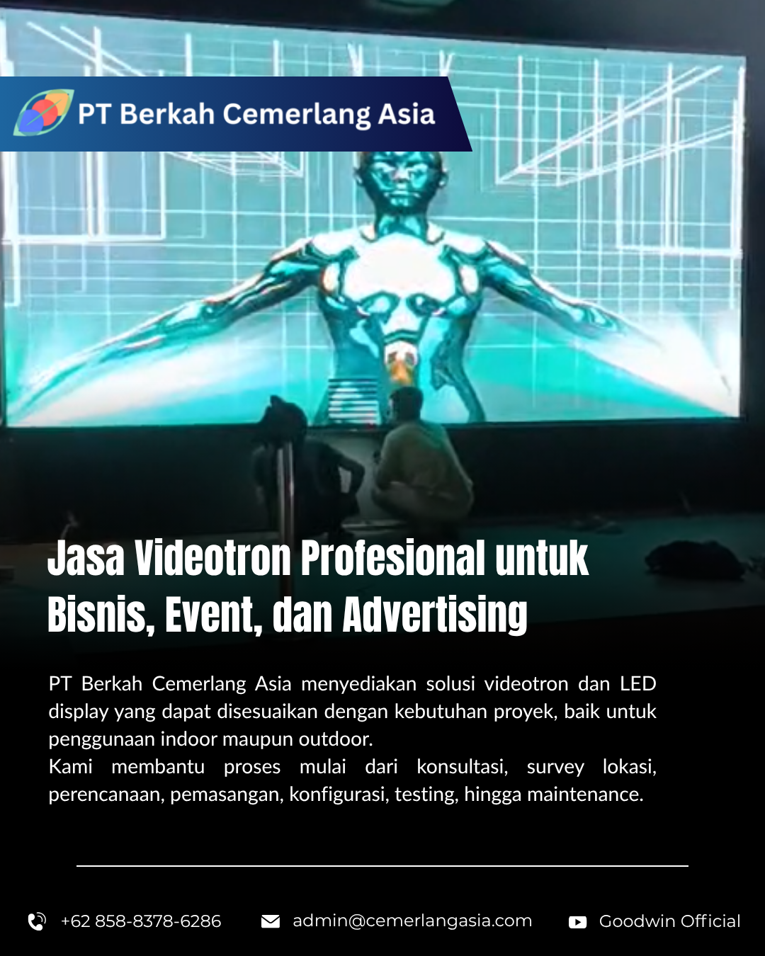 jasa videotron professional untuk segala usaha